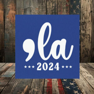 Comma-La Kamala 2024 Car Magnet