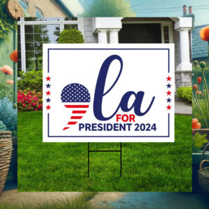 Comma La Kamala Harris 2024 Yard Sign