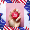 Comma La ,La Button Kamala Harris 2024 Button