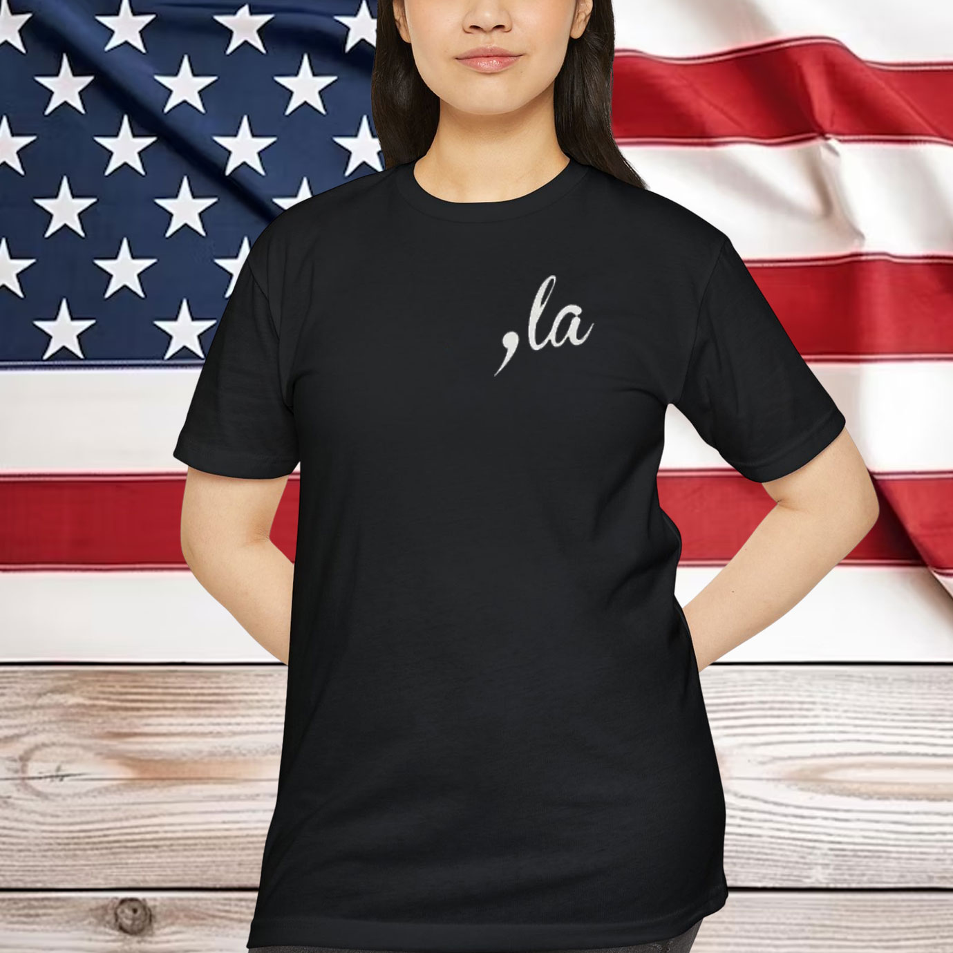 Comma La ,la T-Shirt Kamala - US Election Shirt