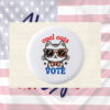 Cool Cats Vote Button Pin