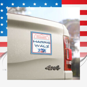 Florida For Kamala Harris Tim Walz 2024 President Election Car Magnet