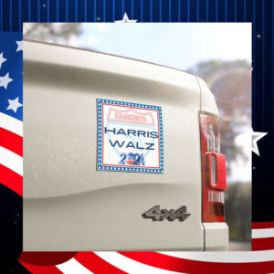 Florida For Kamala Harris Tim Walz Car Magnet