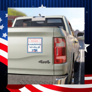 Florida For Kamala Harris Tim Walz Car Magnet