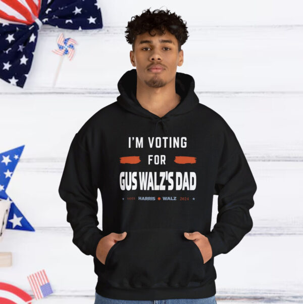 Gus Walz I’m Voting For Gus Walz’s Dad Hoodie - Image 2