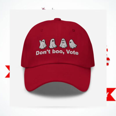 Halloween Kamala Harris Hat Don't Boo Hat