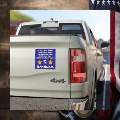 Harris 2024 We Believe Car Magnet
