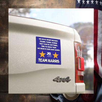 Harris 2024 We Believe Car Magnet
