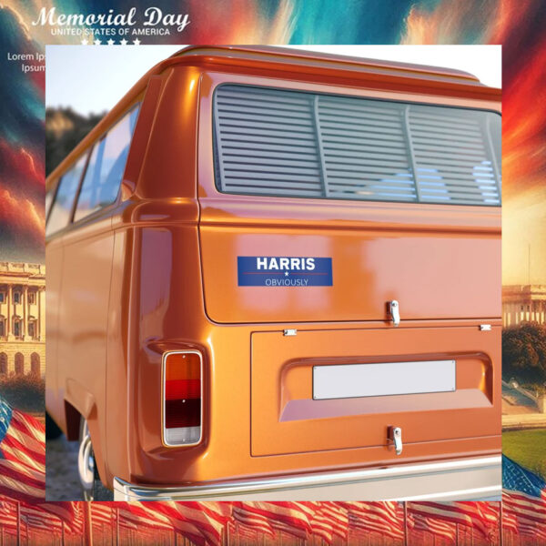 Harris Obviously Bumper Sticker