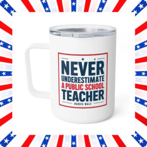 Harris Tim Walz Insulated Coffee Mug