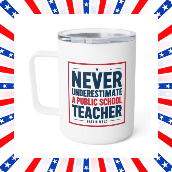 Harris Tim Walz Insulated Coffee Mug