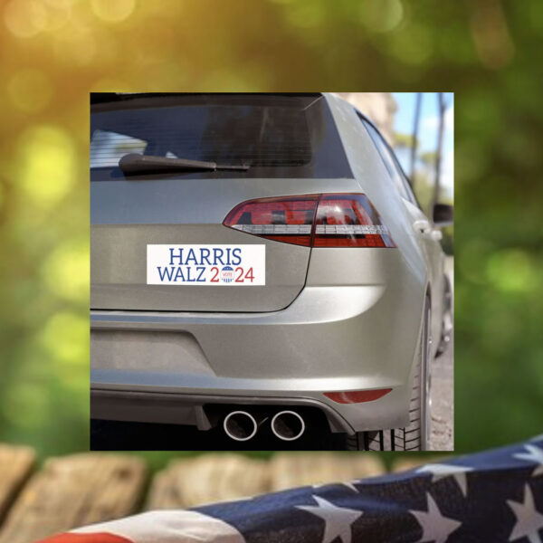 Harris Walz 2024 Bumper Magnet