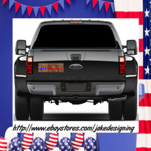 Harris Walz 2024 Bumper Sticker/Magnet We're not going back Orange Camo Design