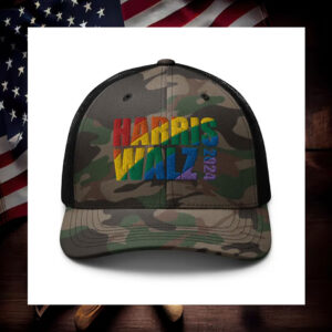 Harris Walz 2024 - Camouflage trucker Hat