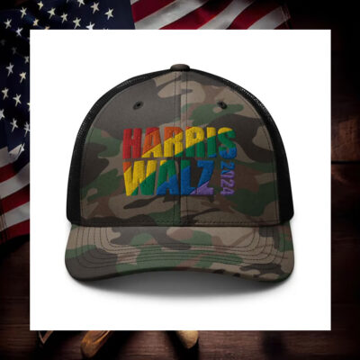 Harris Walz 2024 - Camouflage trucker Hat