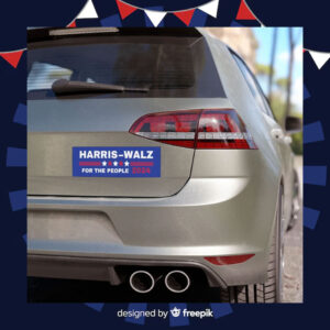 Harris Walz 2024 Car Magnet For The People Walz Magnet Kamala Harris 2024