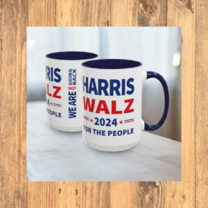 Harris Walz 2024 Coffee Mug, Kamala Harris for President Democrat Cup, Election 2024 Mugs
