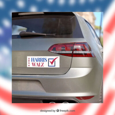 Harris Walz 2024 Election Car Magnet Bumper Magnets