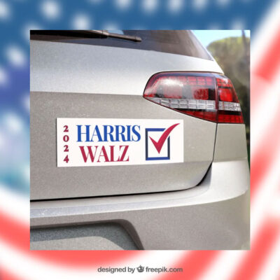 Harris Walz 2024 Election Car Magnet Bumper Magnets