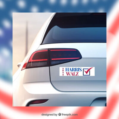 Harris Walz 2024 Election Car Magnet Bumper Magnets