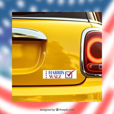 Harris Walz 2024 Election Car Magnet Bumper Magnets