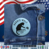 Harris-Walz 2024 Election Cat Button