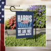 Harris Walz 2024 Garden and House Flag, Kamala Harris for President Democrat Flag