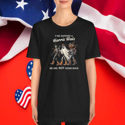Harris Walz 2024 Halloween T-Shirt, Funny Skeleton Halloween T-Shirt