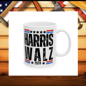 Harris Walz 2024 Kamala Harris, Tim Walz President USA Election Ceramic Coffee Mug