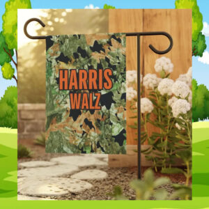 Harris Walz 2024 Midwest Camo Kamala Garden Flag