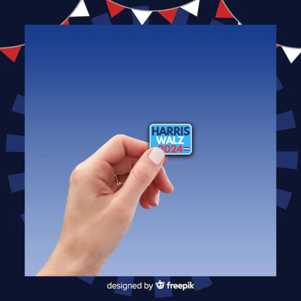 Harris Walz 2024 Vinyl Sticker