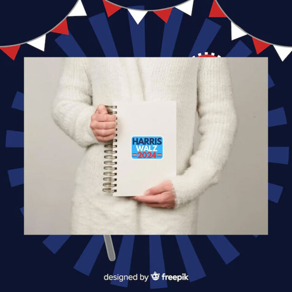 Harris Walz 2024 Vinyl Sticker