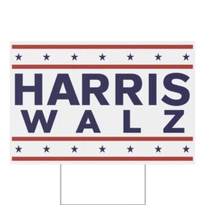 Harris Walz 2024 Yard Sign, Kamala Harris for President Election