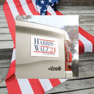 Harris Walz 24 For The People Car Magnet Bumper Sticker