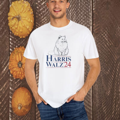 Harris Walz '24 Cat Lover TShirt for Rally T-Shirt