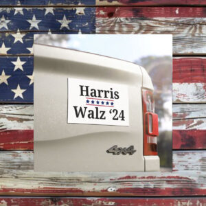 Harris Walz 24 Election Campaign Car Magnet