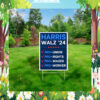 Harris Walz '24 Pro-Union Pro-Rights Pro-Wages Pro-Worker Yard Sign