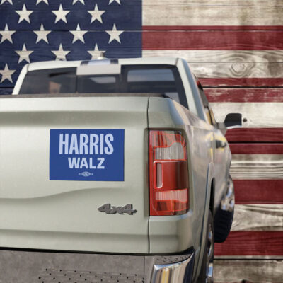 Harris Walz 24 Stickers Car Magnet