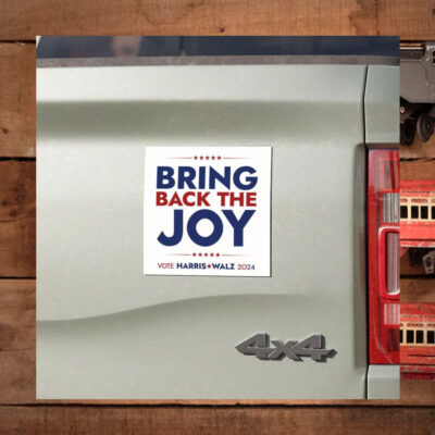 Harris Walz Bring Back The Joy | Car Magnets