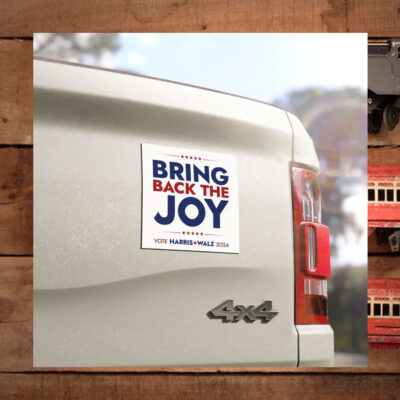 Harris Walz Bring Back The Joy | Car Magnets