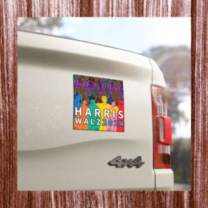 Harris Walz Bumper Magnet