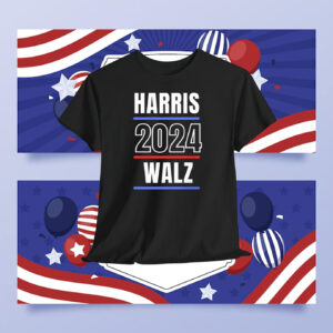 Harris Walz Election 2024 T-Shirt, Vote Harris Walz Shirt