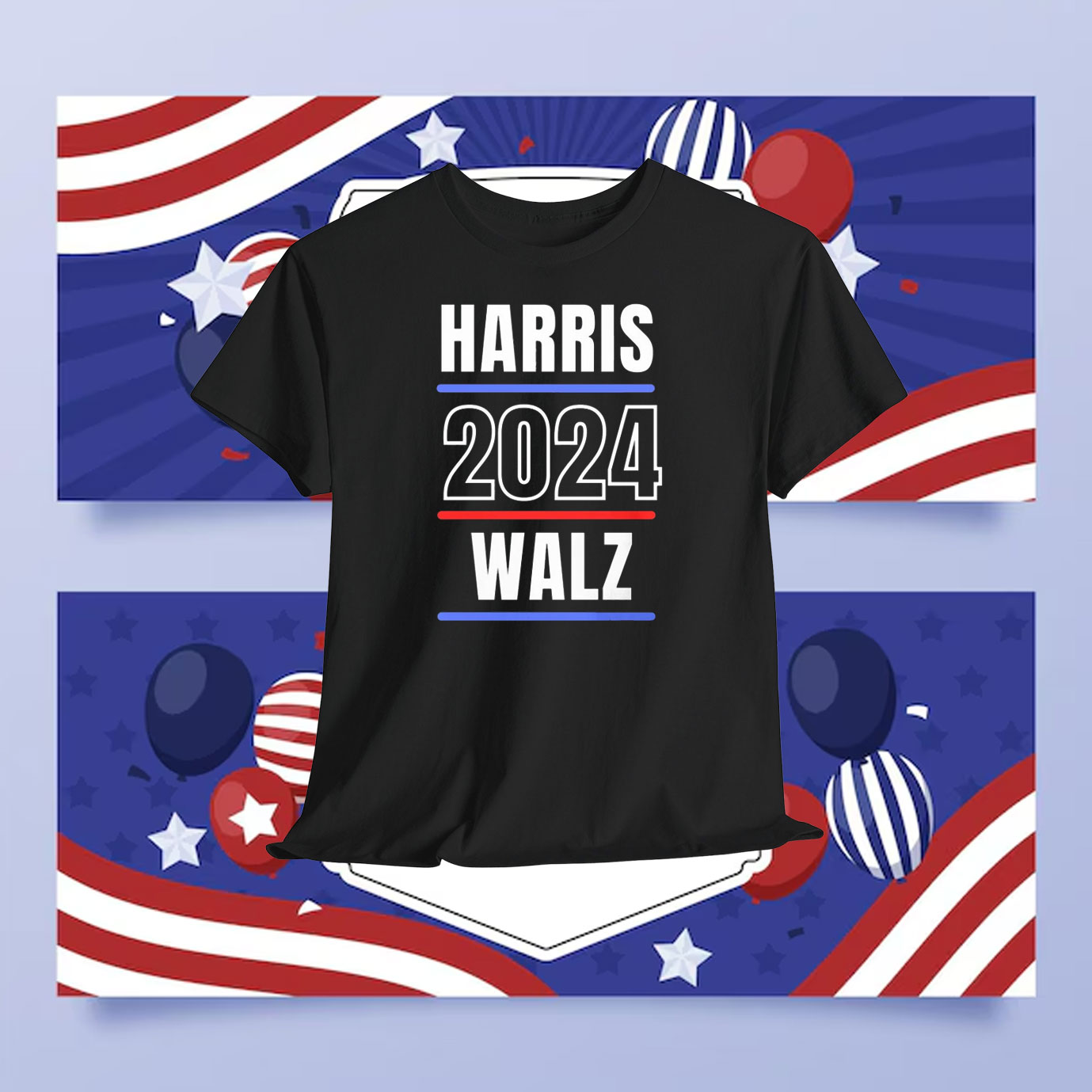 Harris Walz Election 2024 T-Shirt, Vote Harris Walz Shirt