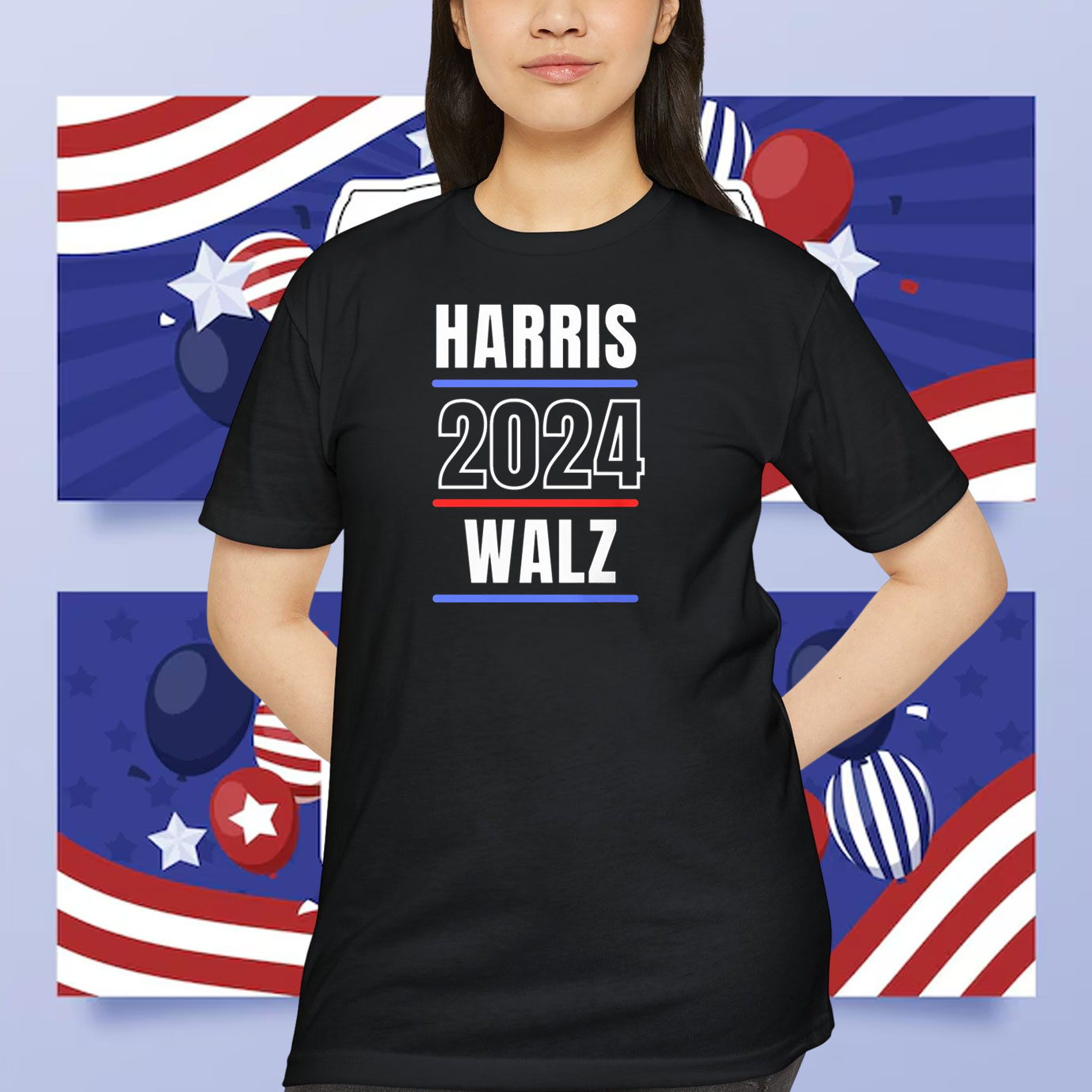 Harris Walz Election 2024 T-Shirt, Vote Harris Walz Shirt