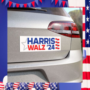 Harris Walz Election Car Magnet 2024