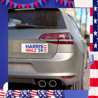 Harris Walz Election Car Magnet 2024
