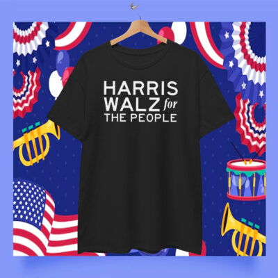 Harris Walz For The People Kamala Harris Tim Walz T-Shirt