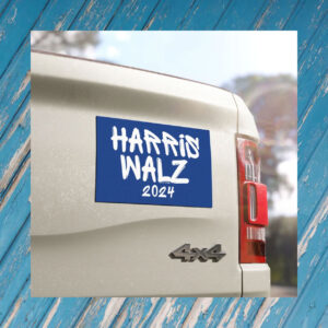 Harris Walz Kamala Harris for President 2024 Bumper Sticker Car Magnet