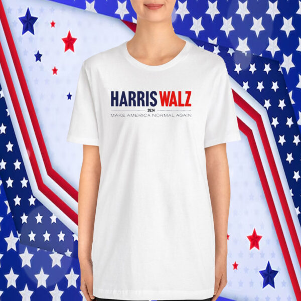 Harris Walz Make America Normal Again T-Shirt