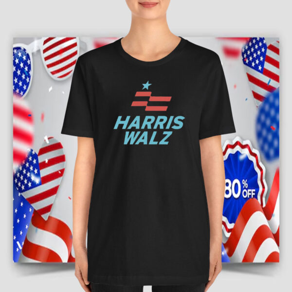 Harris/Walz - Modernism Flag T-Shirt